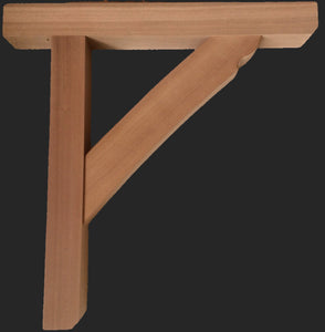 Harwick Hardwood Gallows Brackets 550mm Projection X 650mm vertical height